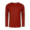 T-shirt manches longues col V grandes tailles Hommes - T1/terracotta (1460_G1_P_8_.jpg)
