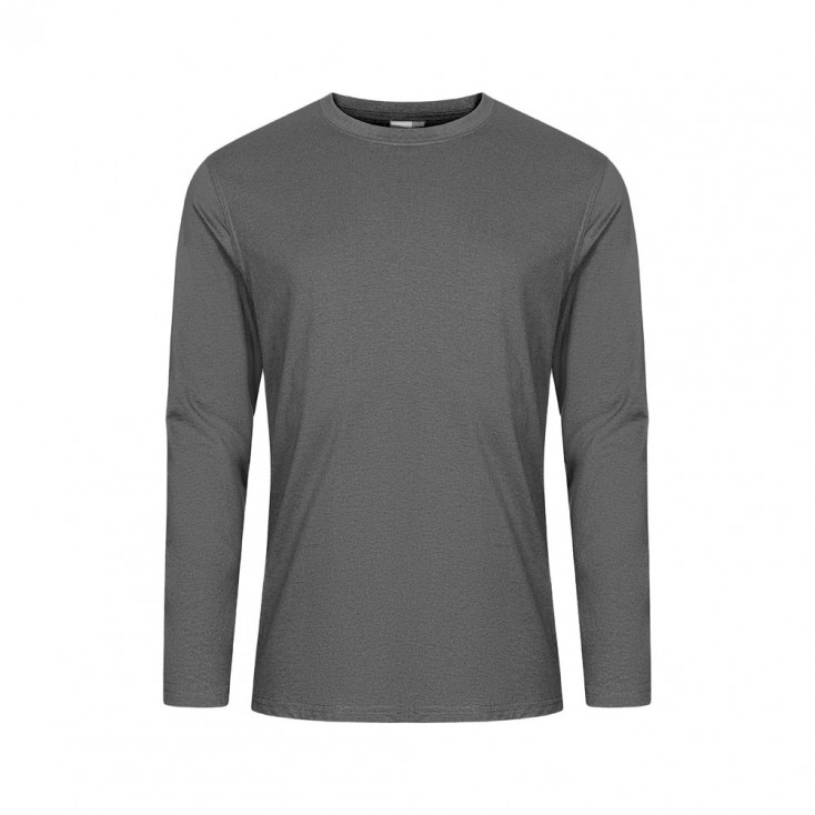 Slim-Fit Langarmshirt Plus Size Männer - SG/steel gray (4081_G1_X_L_.jpg)