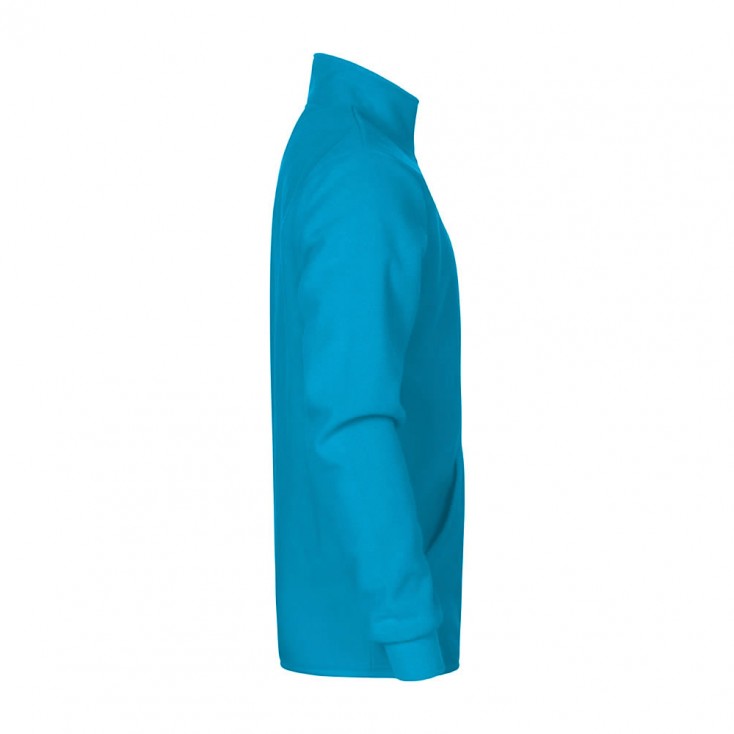 Doppel-Fleece Jacke Männer - 4G/turquoise-li.grey (7971_G3_L_1_.jpg)