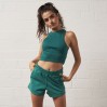 Highwaist Sweatshorts Women - G2/dark alge green (CS-7505_G1_Q_1_.jpg)