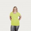 Slim Fit V-Neck T-shirt "long" Plus Size Women - WL/wild lime (3087_L1_C_AE.jpg)