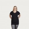 Slim Fit V-Neck T-shirt "long" Plus Size Women - 54/navy (3087_L1_D_F_.jpg)