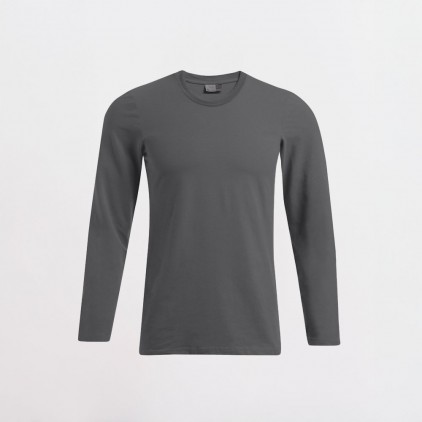 Slim-Fit Langarmshirt Plus Size Männer - WG/light grey (4081_L1_G_A_.jpg)