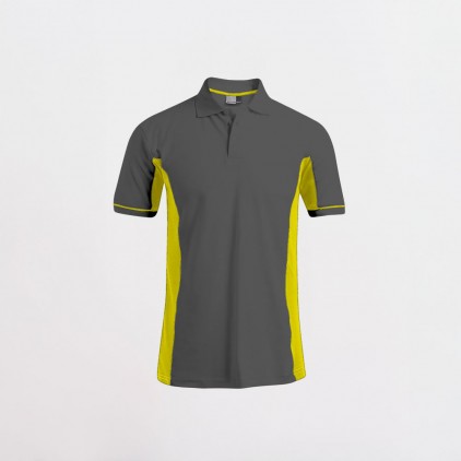 Funktions Kontrast Poloshirt Plus Size Männer - XW/graphite-s.yellow (4520_L1_H_AE.jpg)