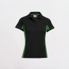 Funktions Kontrast Poloshirt Plus Size Frauen - BK/black-kelly green (4525_L1_I_J_.jpg)