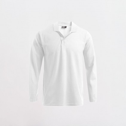 Heavy Langarm-Poloshirt Männer - 00/white (4600_L1_A_A_.jpg)