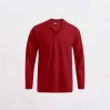 Heavy Langarm-Poloshirt Männer - 36/fire red (4600_L1_F_D_.jpg)