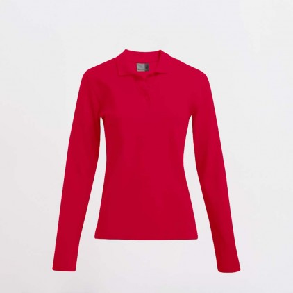 Heavy Langarm-Poloshirt Plus Size Frauen - 36/fire red (4605_L1_F_D_.jpg)