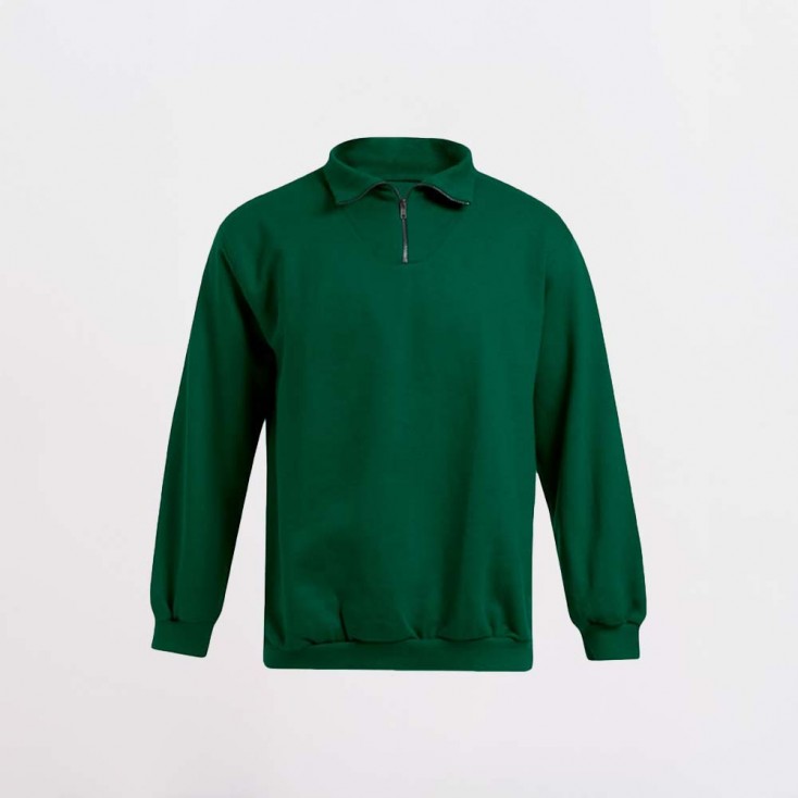 Troyer Sweatshirt Plus Size Männer - RZ/forest (5050_L1_C_E_.jpg)