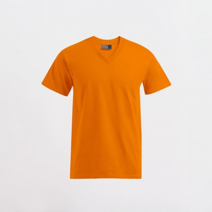 Premium V-Neck T-shirt Plus Size Men - OP/orange (3025_F1_H_B_.jpg)