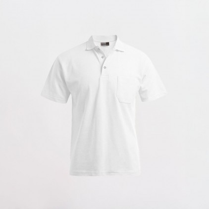 Heavy Polo shirt pocket Plus Size Men  - 00/white (4100_F1_A_A_.jpg)
