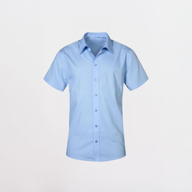 Business Shortsleeve shirt Plus Size Men - LU/light blue (6300_F1_D_G_.jpg)