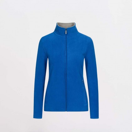 Double Fleece Zip Jacket Plus Size Women - RS/royal-steel gray (7965_F1_N_F_.jpg)