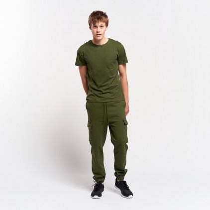 Sweatpants with Cargo Pockets Men - CS/khaki (CS-7550_F1_C_H_.jpg)