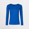 T-shirt manches longues col V Femmes - AZ/azure blue (1560_E1_A_Z_.jpg)