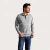 Longsleeve Polo Sweatshirt Men - 03/sports grey (2049_E1_G_E_.jpg)