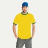 Kontrast T-Shirt Männer - GB/gold-br.green (3070_E1_Y_W_.jpg)