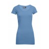 Slim-Fit V-Ausschnitt T-Shirt "Lang" Frauen - AB/alaskan blue (3087_G1_D_S_.jpg)