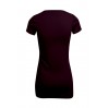 Slim-Fit V-Ausschnitt T-Shirt "Lang" Frauen - BY/burgundy (3087_G3_F_M_.jpg)