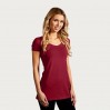 Slim-Fit V-Ausschnitt T-Shirt "Lang" Frauen - CB/cherry berry (3087_E1_F_OE.jpg)