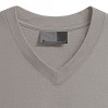 Premium V-Ausschnitt T-Shirt Männer - NW/new light grey (3025_G4_Q_OE.jpg)