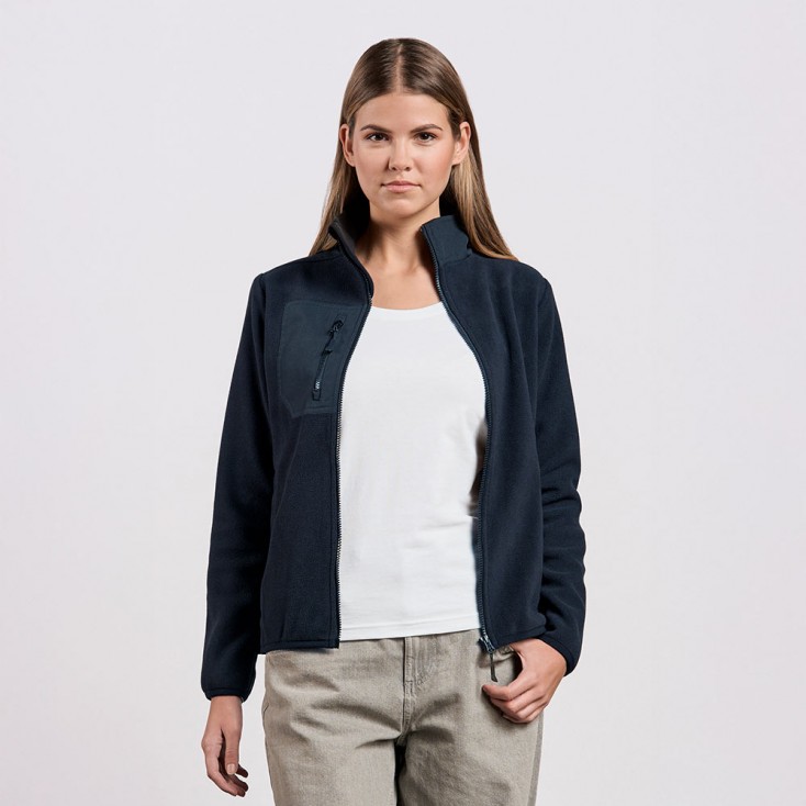 Women`s Canvas Fleece Jacket - 54/navy (7955_E1_D_F_.jpg)