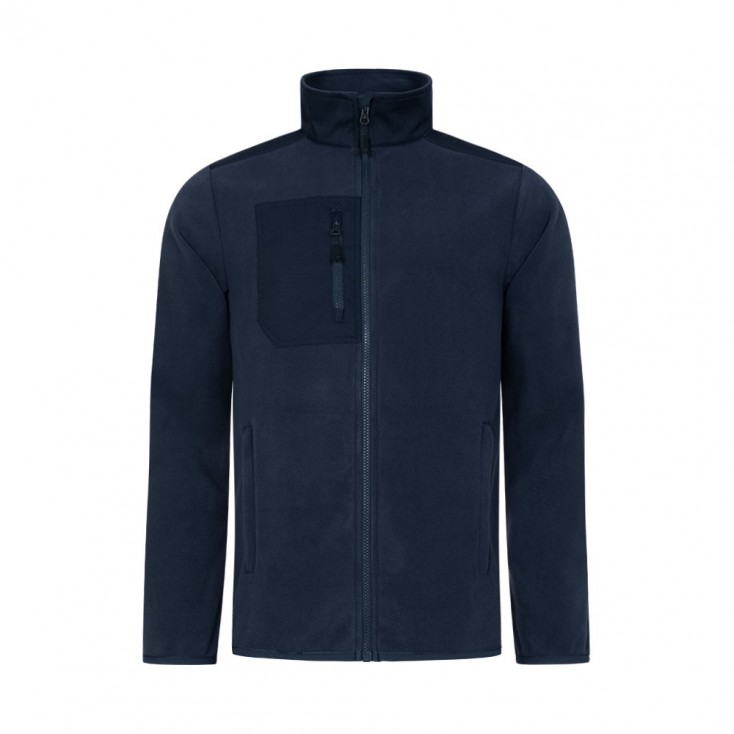 Men’s Canvas Fleece Jacket - 54/navy (7950_G1_D_F_.jpg)
