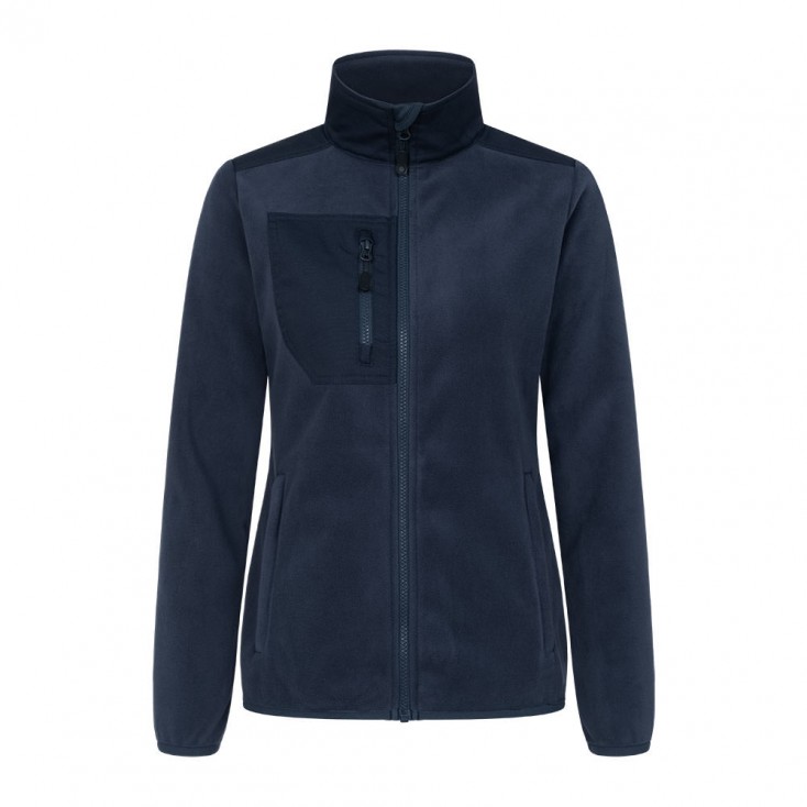 Women`s Canvas Fleece Jacket - 54/navy (7955_G1_D_F_.jpg)